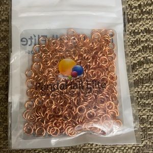 NEW: Rose Gold tone Jump Rings to create your own